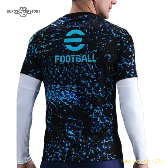 2025-2026 Inter Milan Pre Match Shirt (black) - Fantastic Value