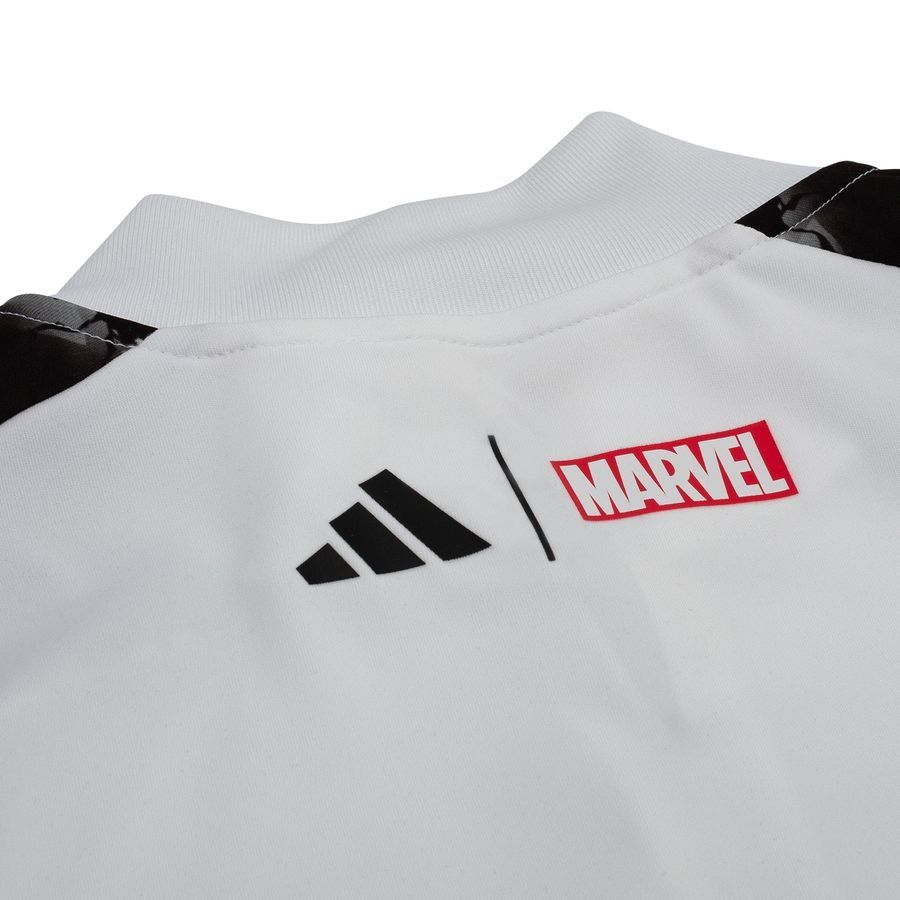 Real Madrid X Marvel Training Shirt Tiro 25 Pure White/bold Gold Kids