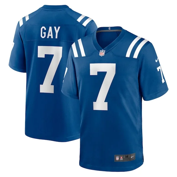 None Matt Gay Game Jersey - Royal | NFL Player Jersey | NFL Football