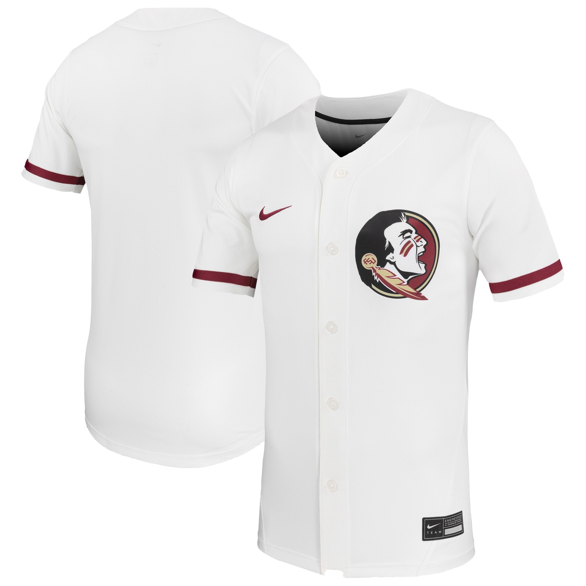 [NJP] Florida State Seminoles Unisex Replica Softball Jersey - White
