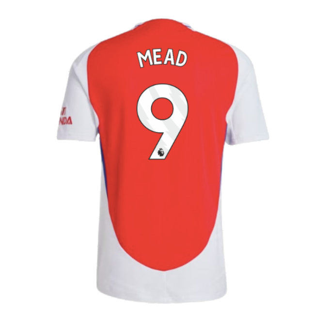 Die-hard Arsenal Arsenal Authentic Home Shirt Mead #9 Authentic De...
