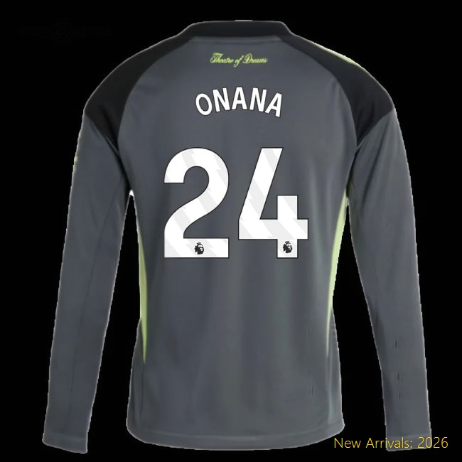 2025-2026 Man Utd Kids Soft Jersey Onana Climacool Performance Fabric