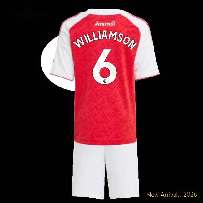 Premium Mini Arsenal Williamson Jersey 2025-2026 Moisture-wicking