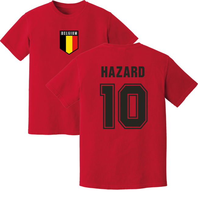 Hazard Belgium Training Jersey (Red)