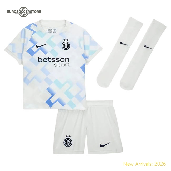 Inter Milan Children 2025 Away Jersey Shirt Football Fan Supporter Collection