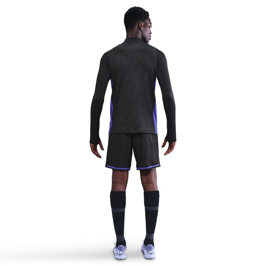 Barcelona Training Shirt Dri Fit Strike Drill Pre Match Away Jet Black