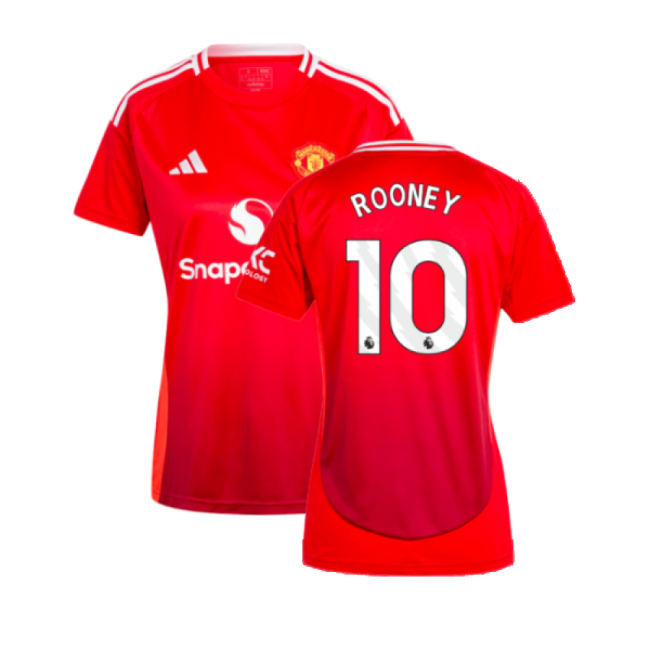 2024-2025 Man Utd Home Jersey (Womens) (Rooney 10)