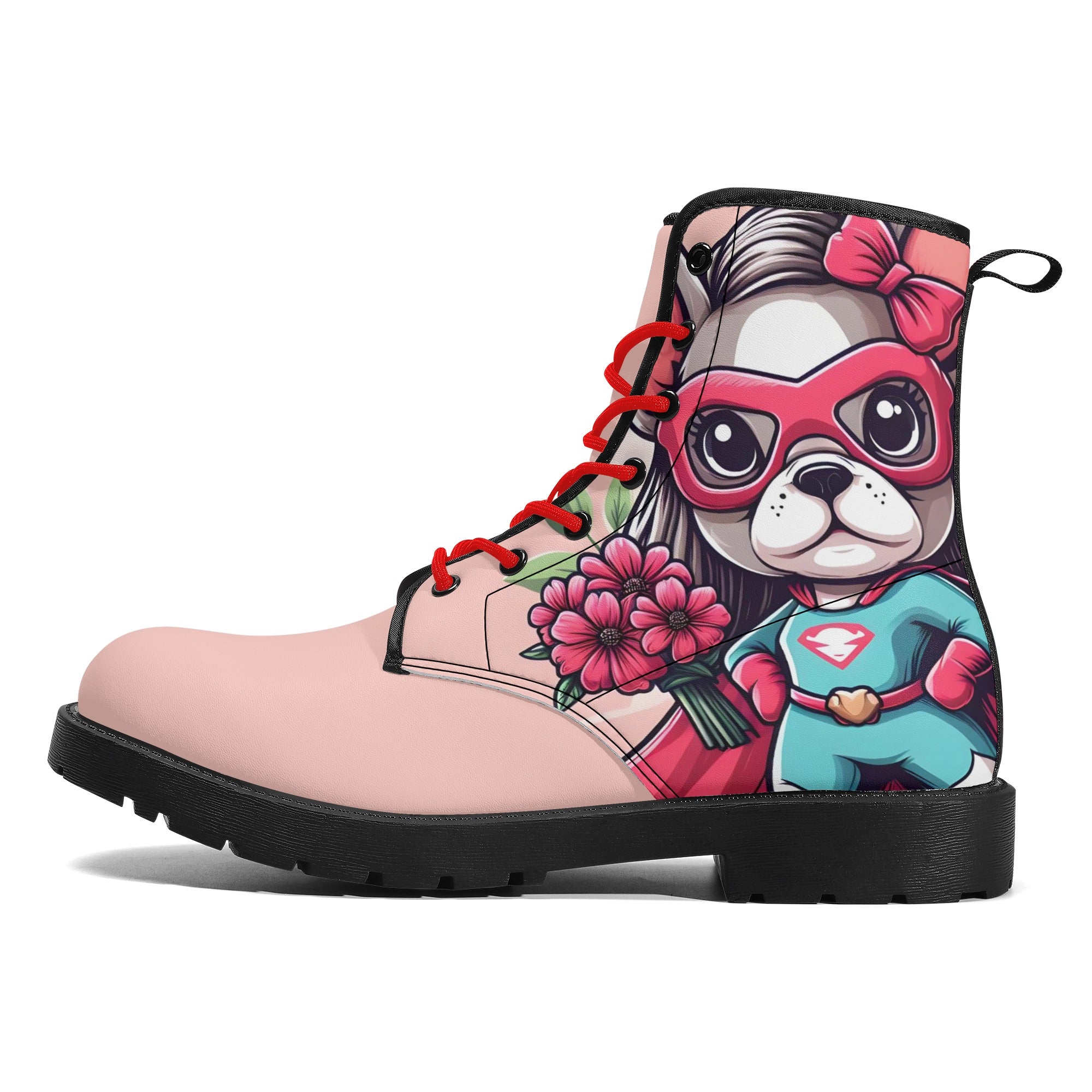 French Bulldog Kona Leather Boots Practical Pet Supply