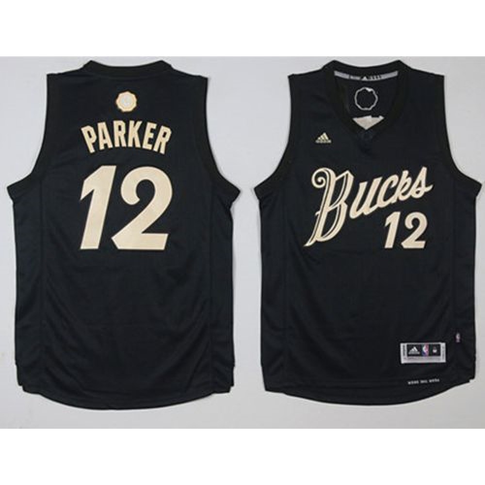 Game Day Value Men's Bucks #12 Jabari Black Basketball Jersey