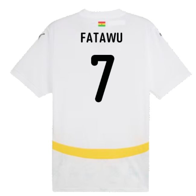 Ghana Fatawu 20242025 Home Authentic Jersey Athletic Moisturewicking