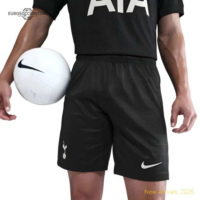 Premium 2025-2026 Tottenham Away Shorts (black) - Premium Quality