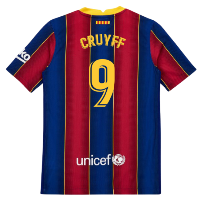 Kids Barcelona Soccer Club Sleek Home Soccer Jersey