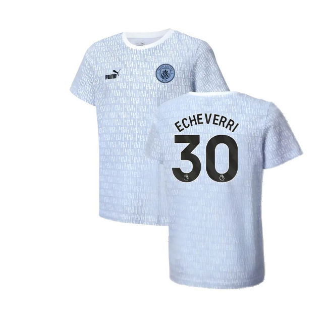 Kids New Man City T-Shirt Soccer Jersey 2024-2025