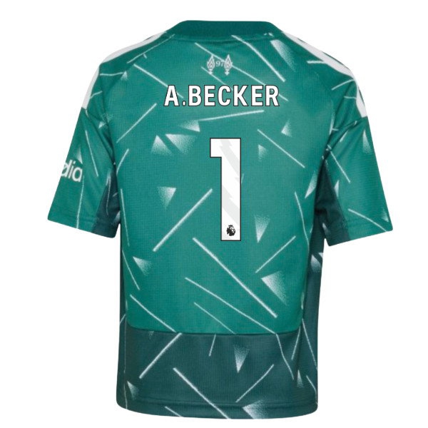 2026-2027 Liverpool Home Goalkeeper Mini Kit (A.Becker 1)