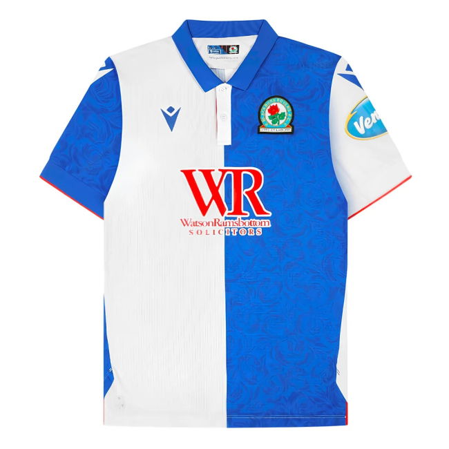 Stylish 2024-2025 Blackburn Home Shirt for Match Support