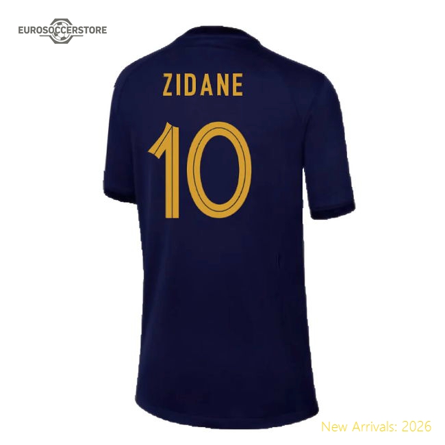 Football Team Kids Breathable Zidane Jersey 2022-2023 Soft-touch
