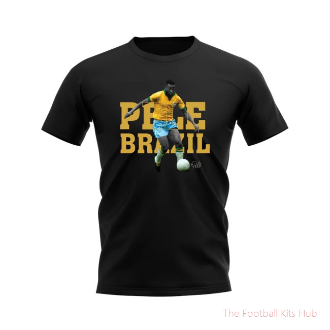 Men Pele Brazil Player Tee (Black)