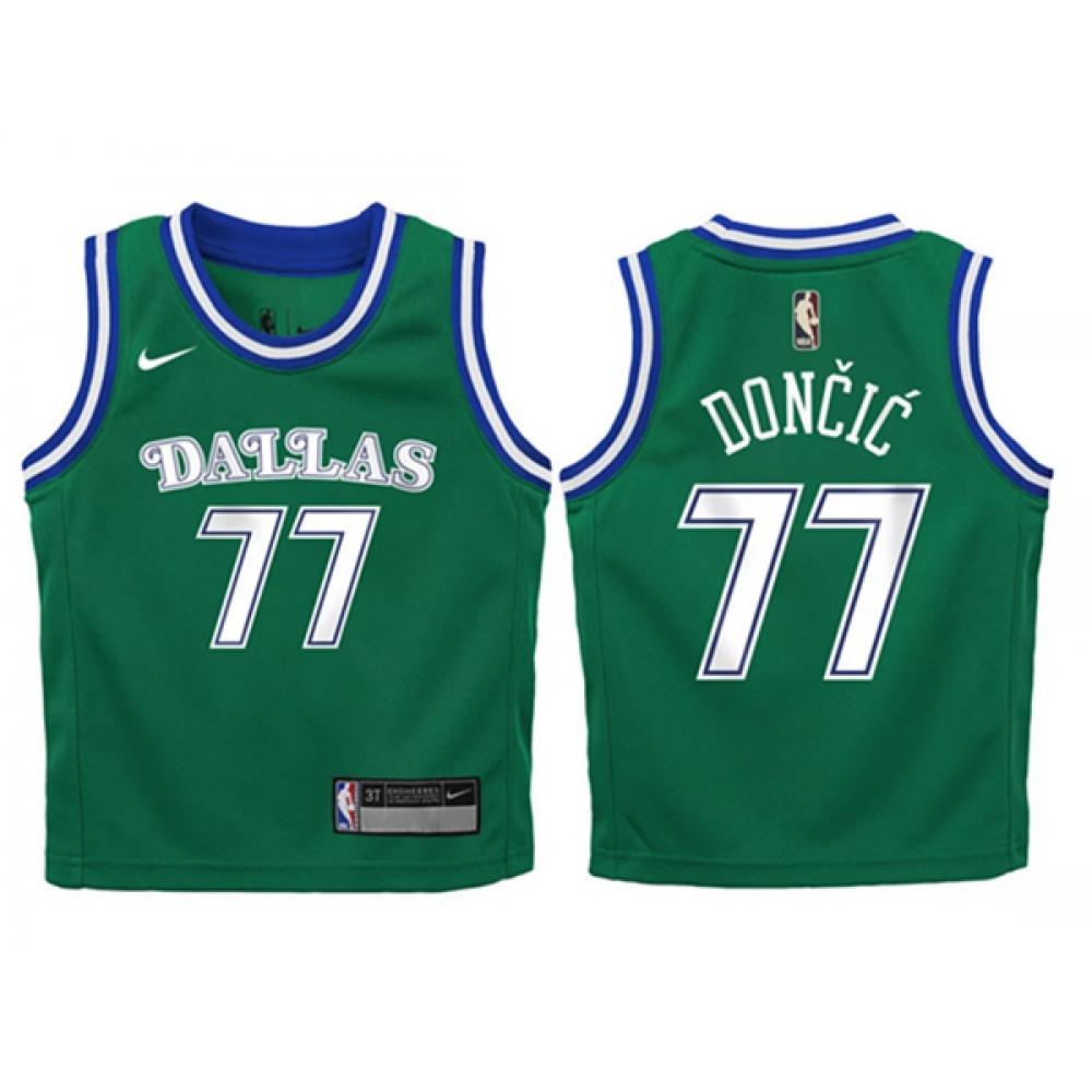 Durable Dallas Mavericks 77 Green Jersey - - Basketball Fan Gear