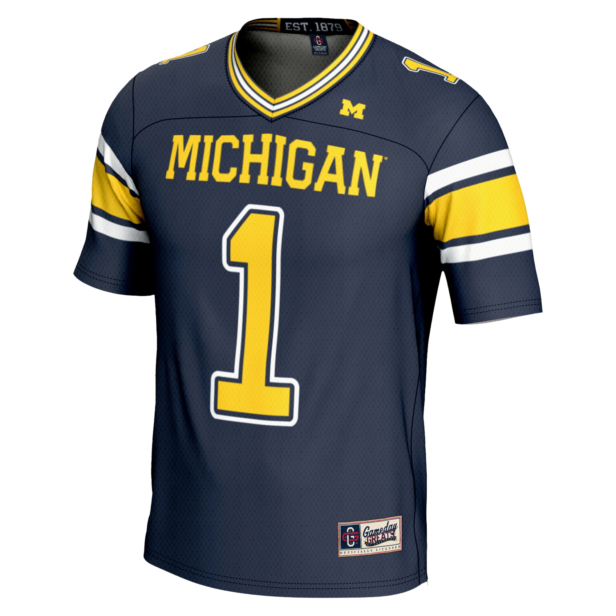#1 Michigan Wolverines GameDay Greats Youth 26/27 Football Jersey - Navy