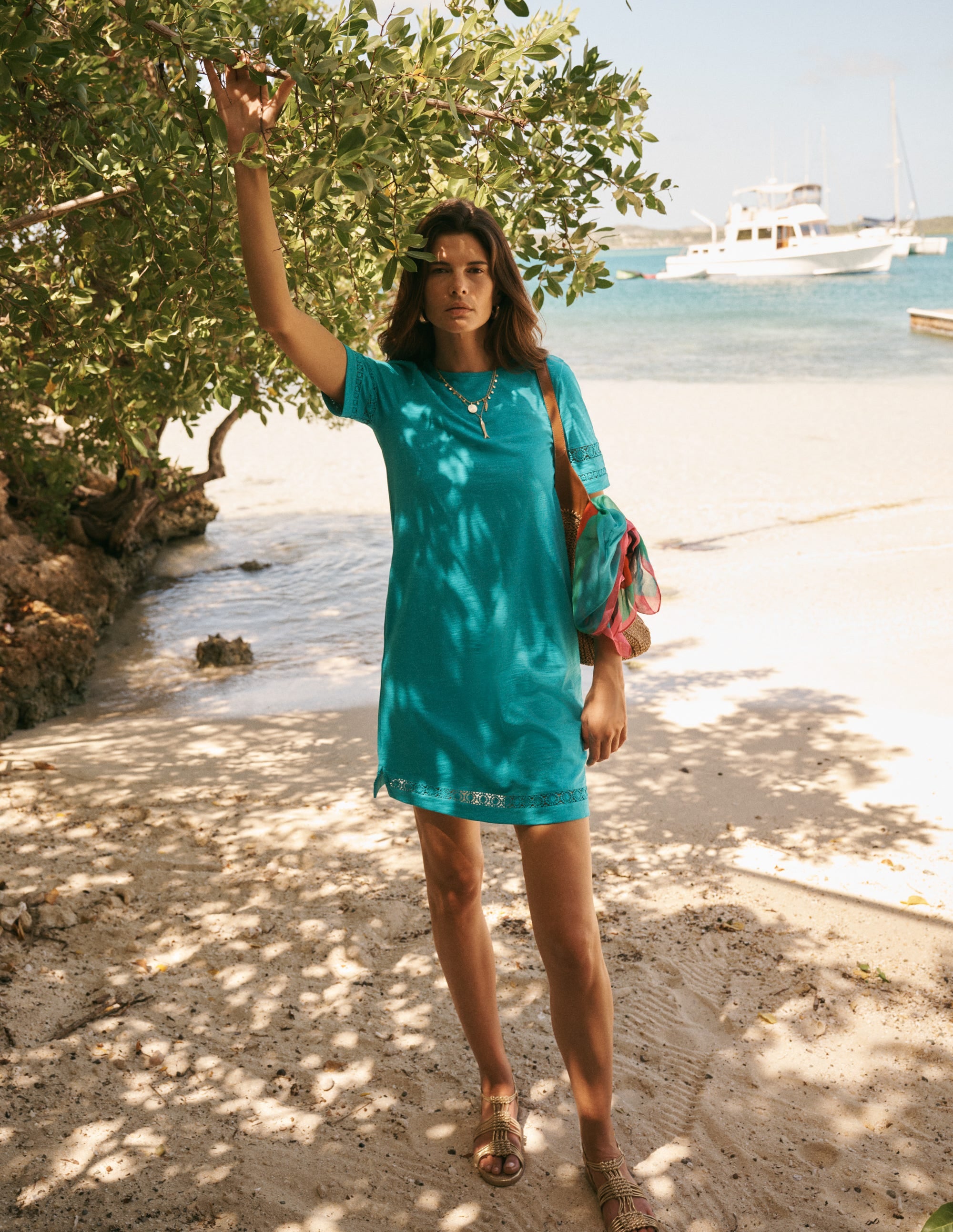 Hattie Jersey T-shirt Dress