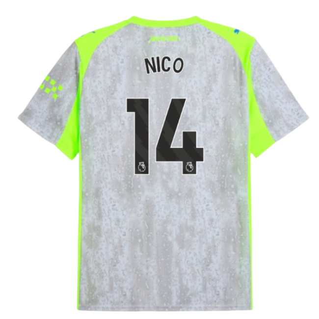 2025-2026 City Man Third Football Jersey (Nico 14) For Premier League