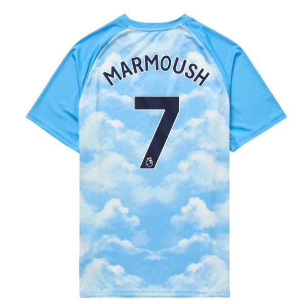 [LLS] 2026-2027 Man City Warm Up Jersey (Icy Blue) - Kids (Marmoush 7)