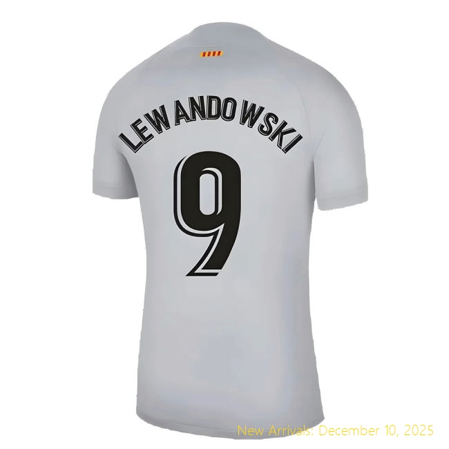 2022-2023 Barcelona Barca Premium Third Shirt (LEWANDOWSKI 9)