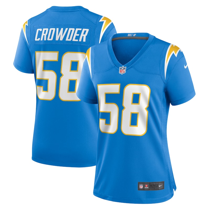 None Tae Crowder Los Angeles Chargers Legendary Fan Apparel Game Day W