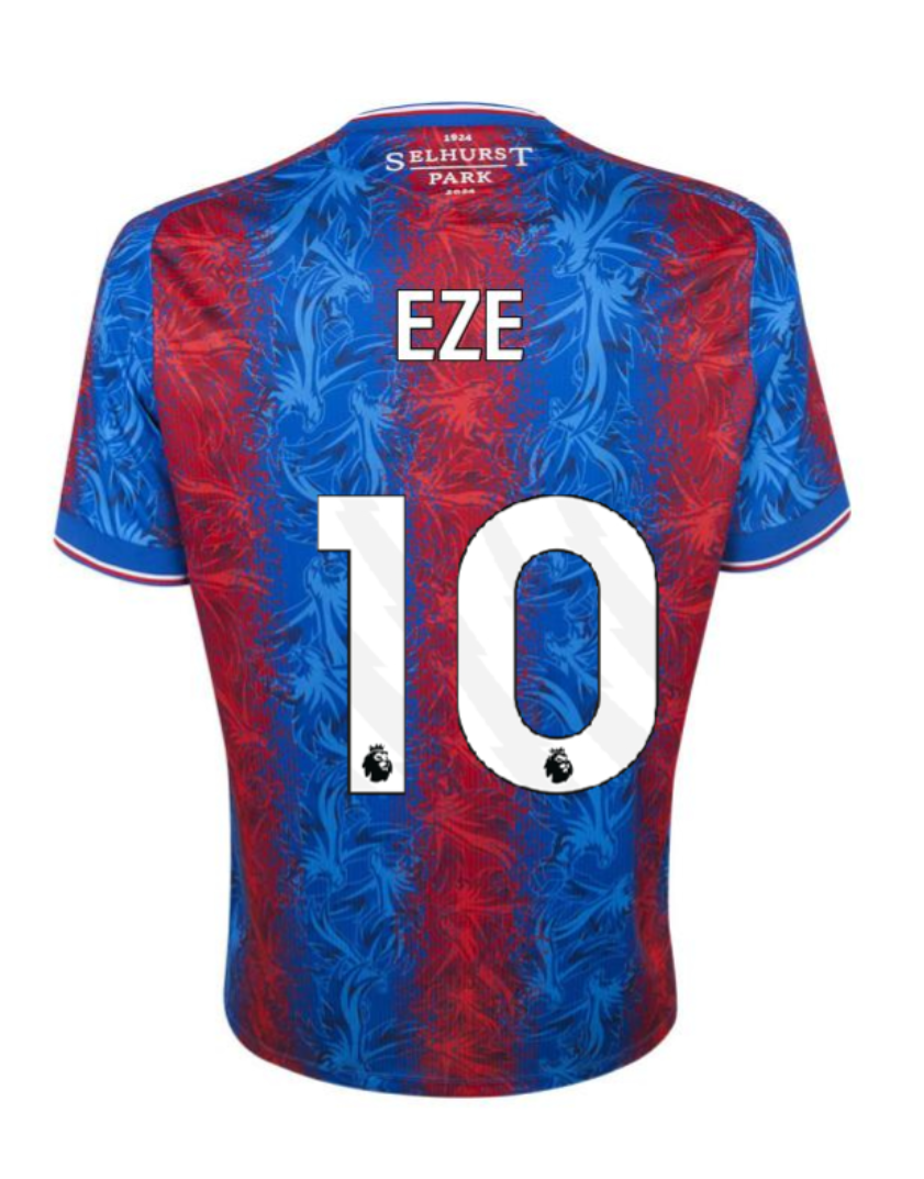 EZE's Number 10 Crystal Palace FA Cup Final Jersey for the 24-25 Season