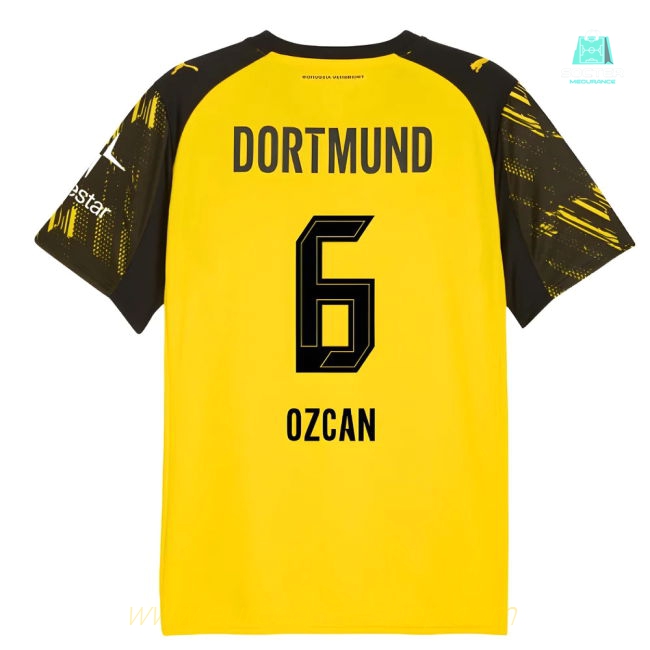 2025-2026 Borussia Dortmund Warm Up Jersey (Yellow) (Ozcan 6)