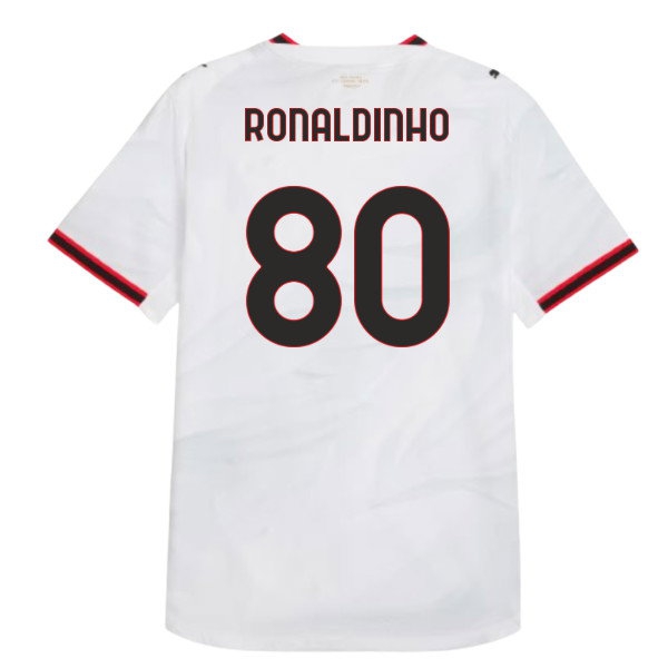 [ESK] 2026 2027 AC Milan Shirt Away Authentic Uniform (Ronaldinho 80)