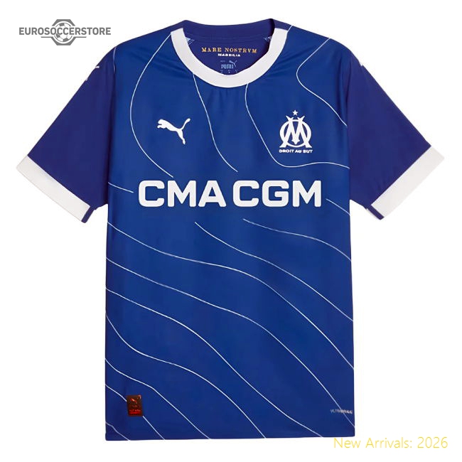 Marseille Away Kit 2023-2024 Game Replica Jersey Ready