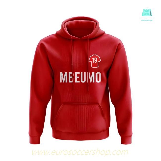 Bryan Mbeumo Man United Number Hoody (Red)