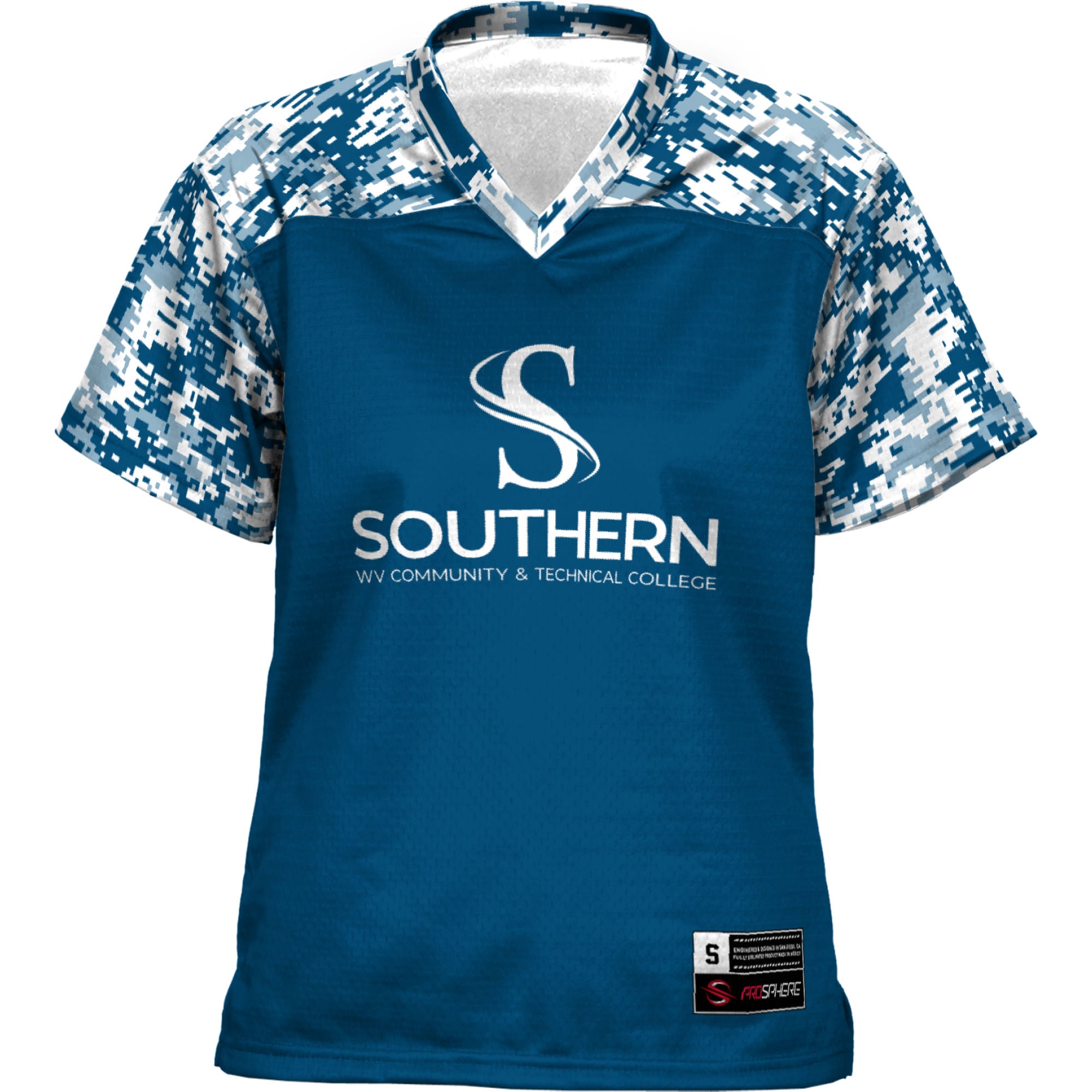 Southern West Virginia Community and Technical College GameDay Greats Women's Football Jersey - Blue