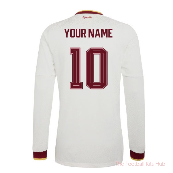 [LK] 2026/27 Spain Authentic Long Sleeves Away Shirt (Your Name)
