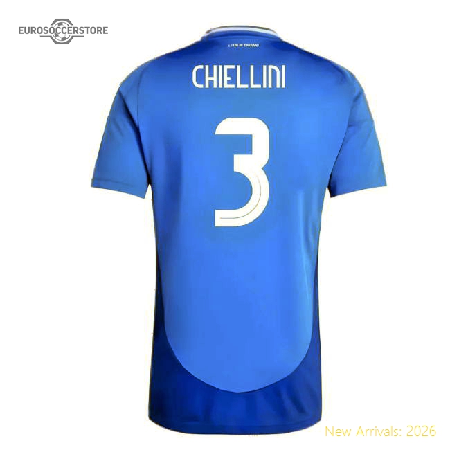 2024-2025 Italy Home Shirt (CHIELLINI 3)