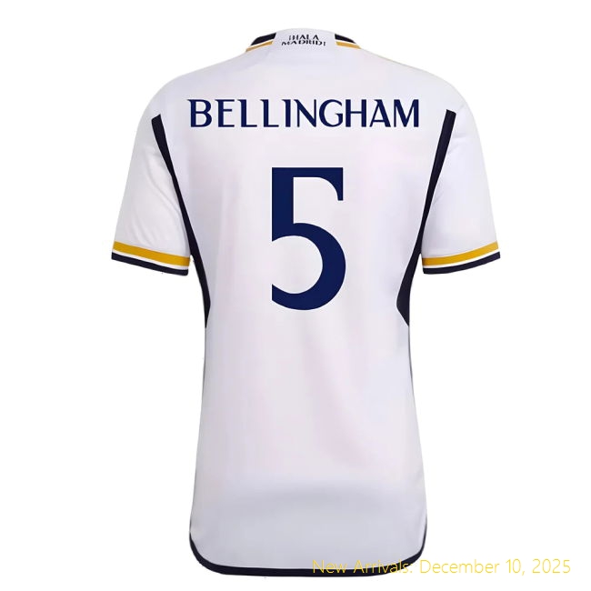 2023-2024 Real Madrid RM Premium Quality Home Shirt (Bellingham 5)