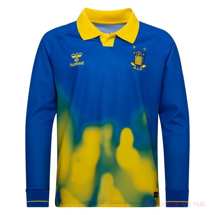 Brøndby IF Away Shirt 2025/26 Kids Long Sleeves