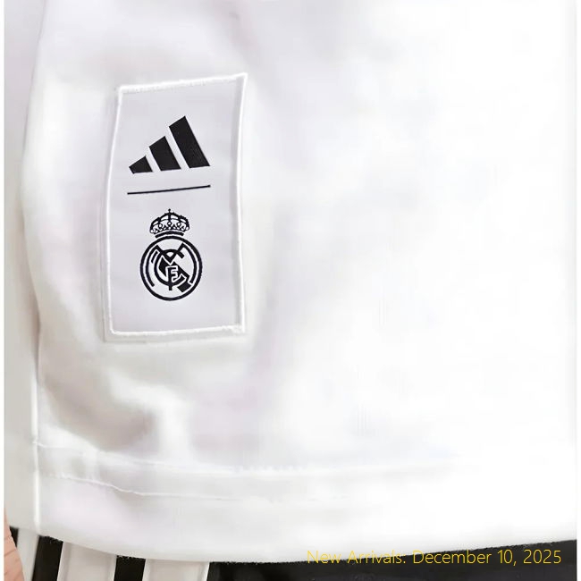 High-Quality 2025-2026 RM Real Madrid Seasonal Graphic Tee (White)