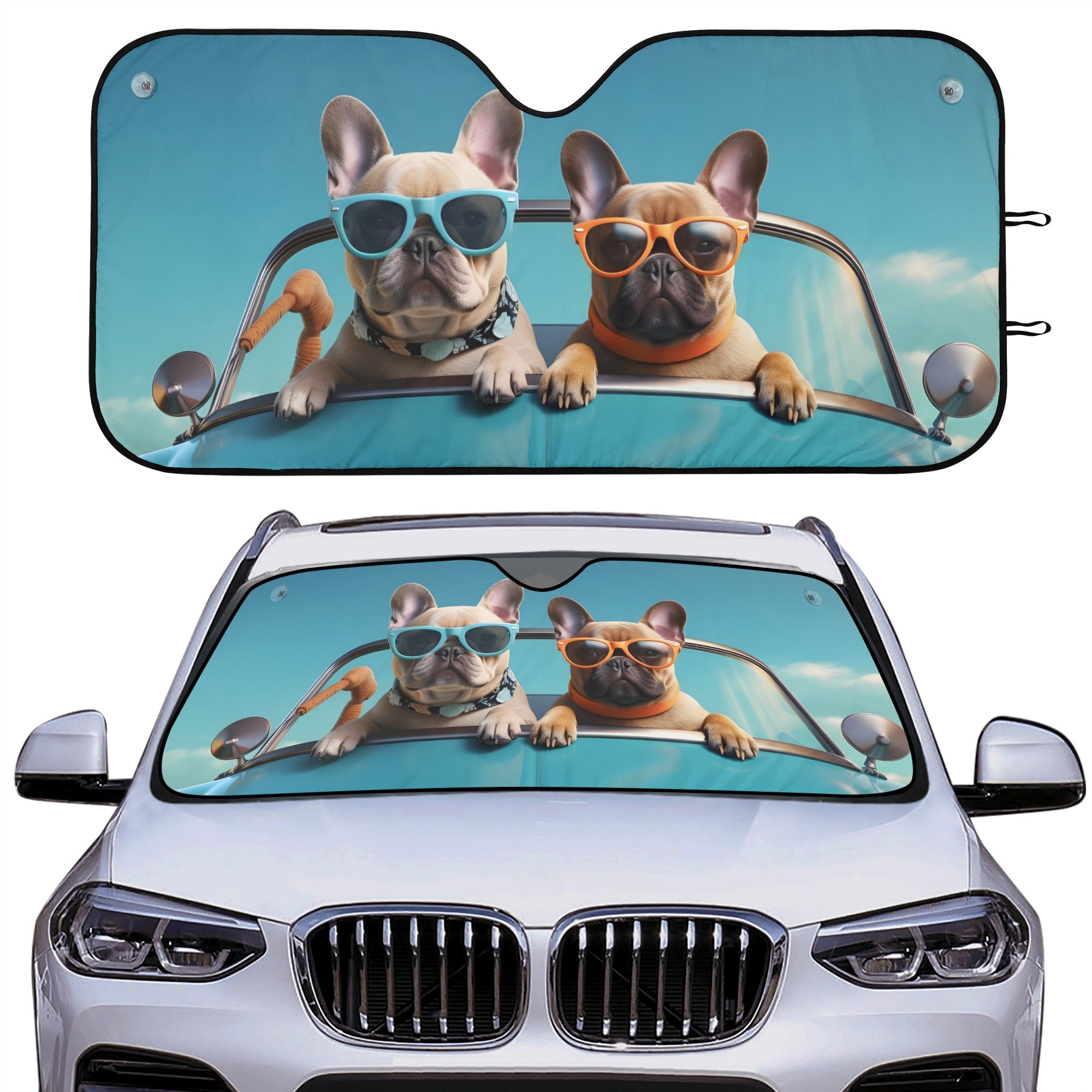 French Bulldog Ollie Car Auto Sun Shade Essential Dog Supply