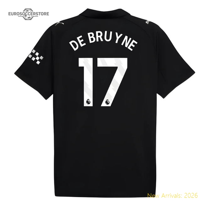 Elite 2025-2026 Man City Away Shirt Performance De Bruyne 17