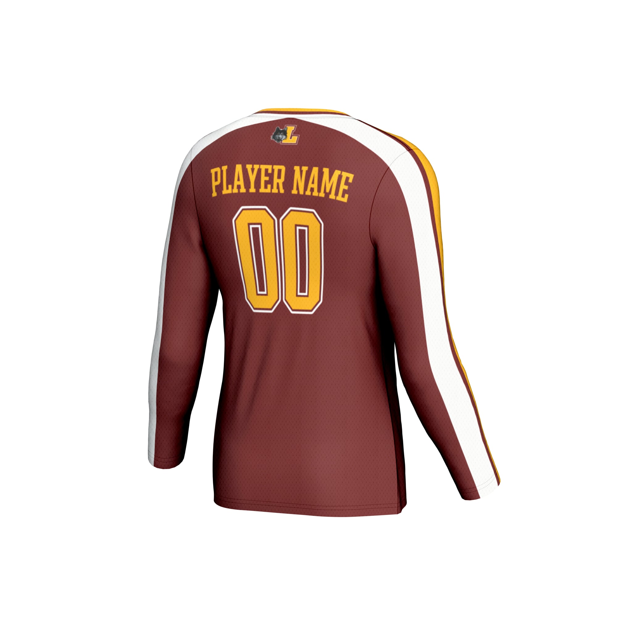 Loyola Chicago Ramblers GameDay Greats Unisex NIL Pick-A-Player Lightweight Collegiate Volleyball Fashion Jersey - Maroon