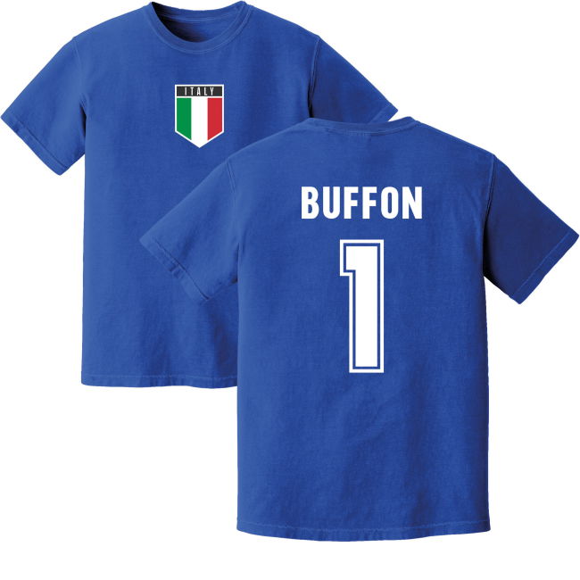 Buffon Italy Training Jersey (Blue) Holland Premium Premium