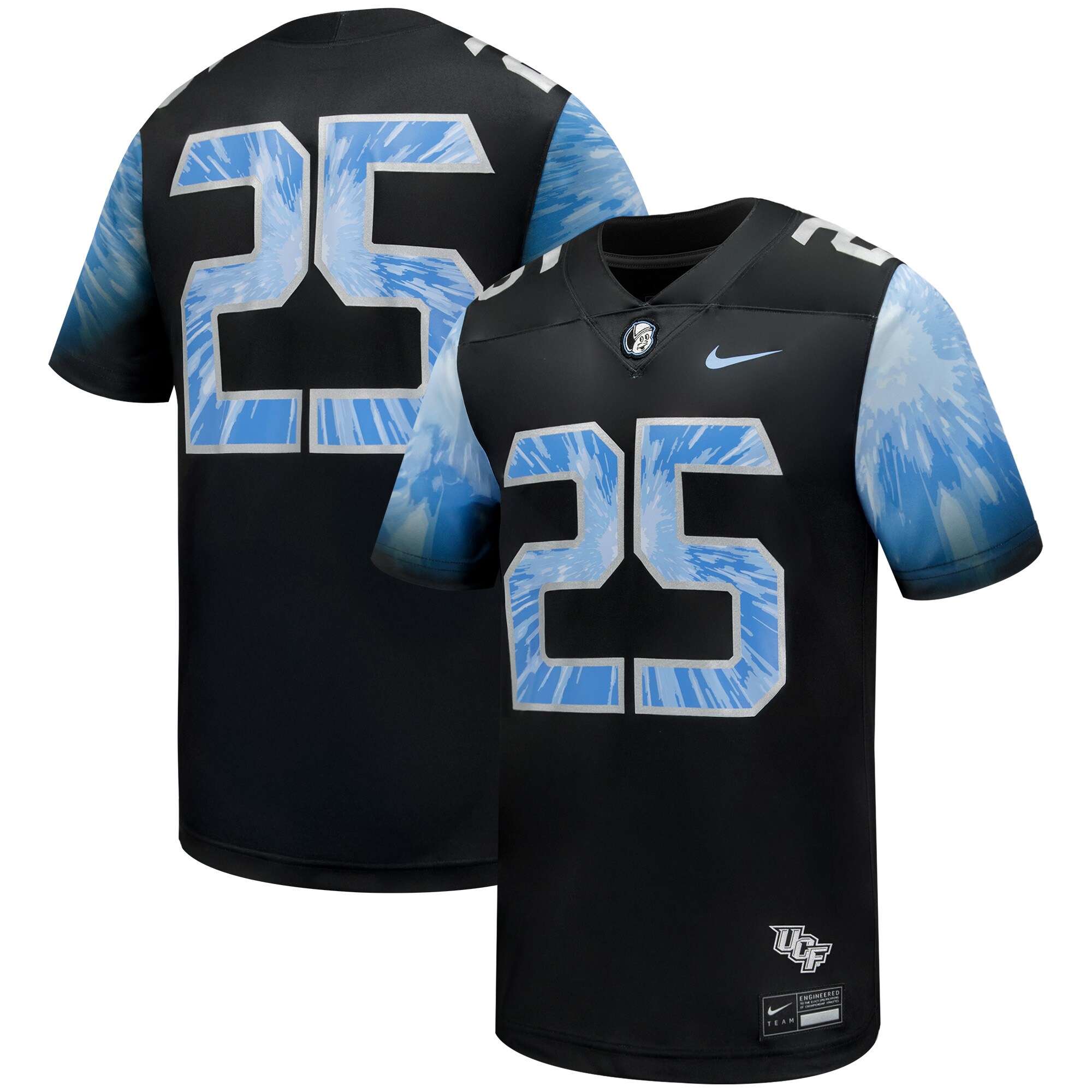 [DDG] UCF Knights 2025 Space Game Football Game Jersey - Black