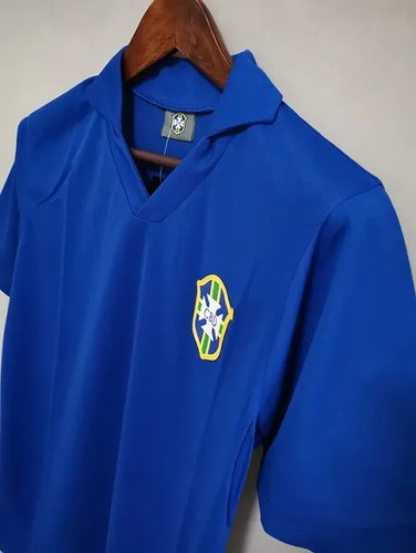 High Quality 1957 Brazil Jersey Retro With Collector's Item Design -