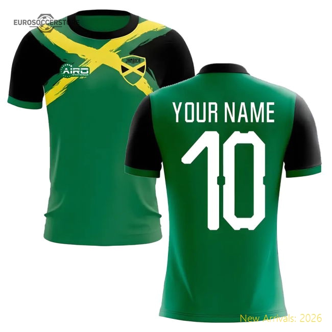 2025-2026 Jamaica Flag Concept Football Shirt (Your Name)