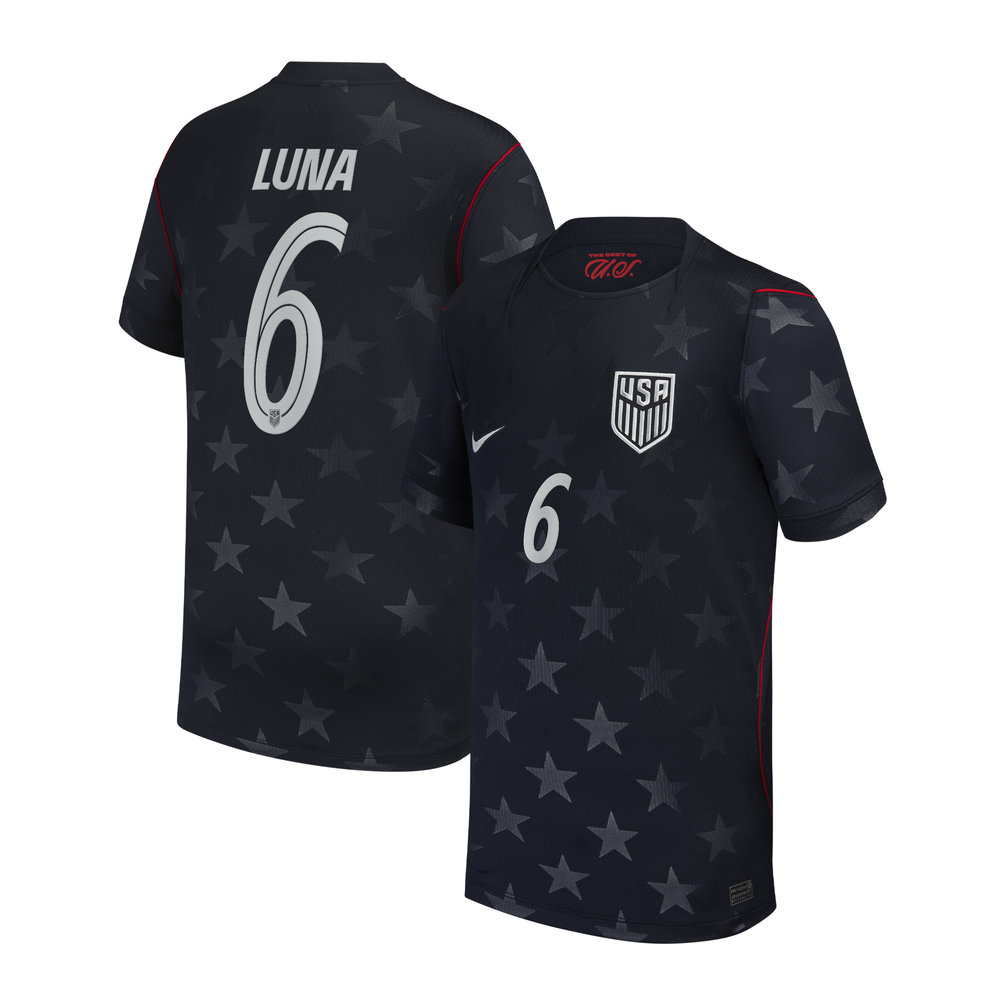 [SJH] Diego Luna USMNT Youth 2026/27 Away Stadium Replica Jersey - Blue