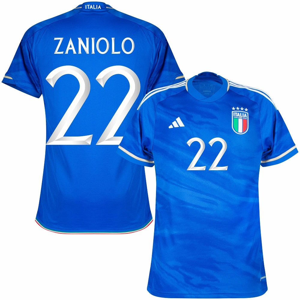 ITALY Match Quality HOME JERSEY 2023 2024 ZANIOLO