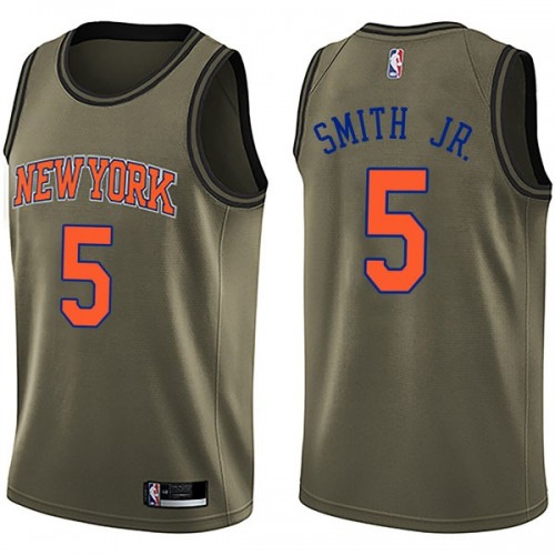 Green Nike York Knicks #5 Nuggets Jersey - Moisture-Wicking Game Day Wear