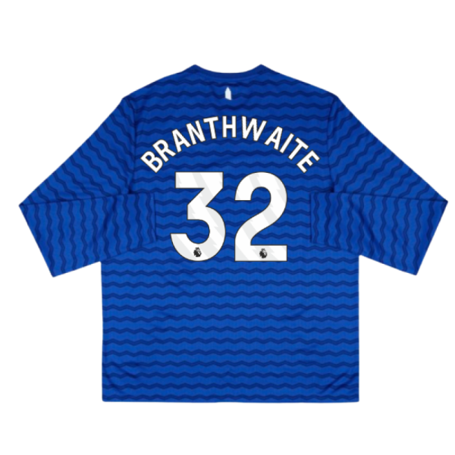 Official 2025-2026 Everton Home Long Sleeve Shirt (branthwaite 32)
